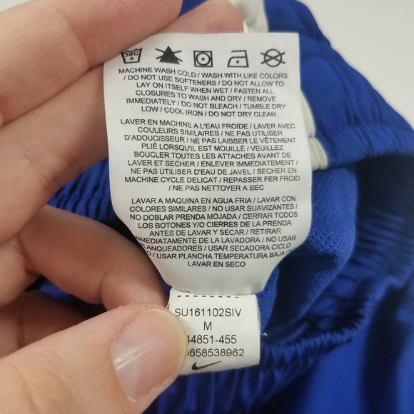 Nike Royal Blue Swim Trunks - Picture 6 of 8